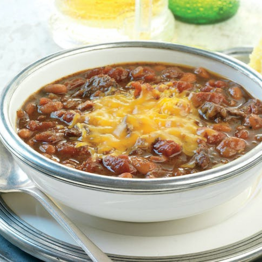 Chili con Carne a la Cerveza y Frijoles