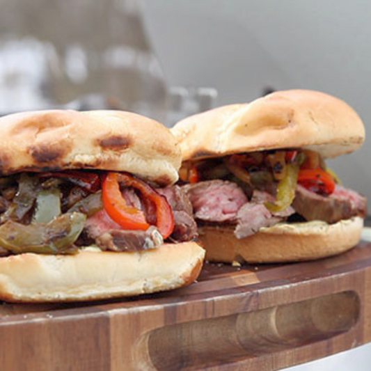 Hamburguesa con Pimientos