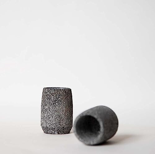 Tequileros Molcajete 3pz con Base