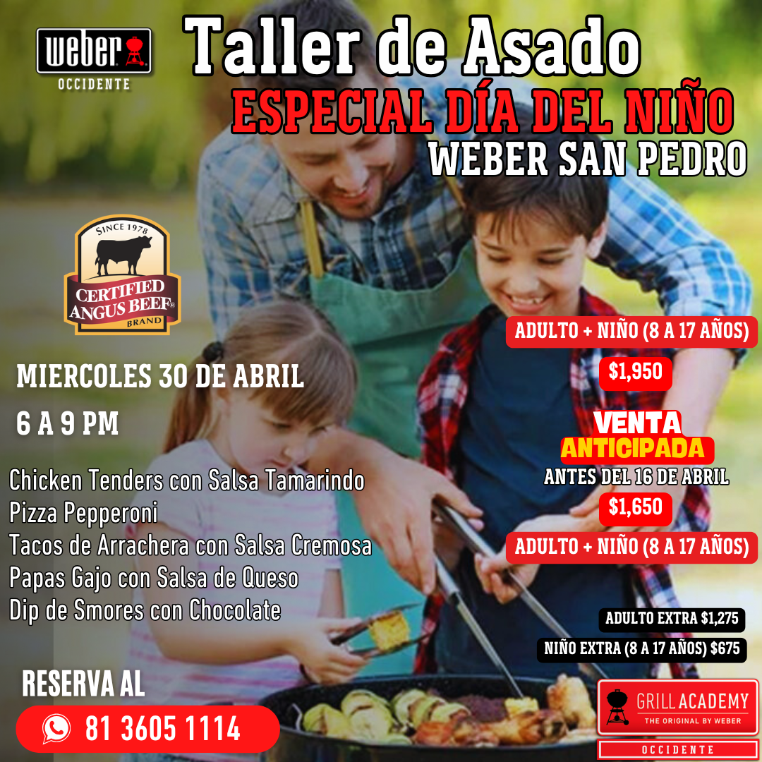 30 Abril: Especial Dia del Niño SAN PEDRO GARZA BOLETO DOBLE