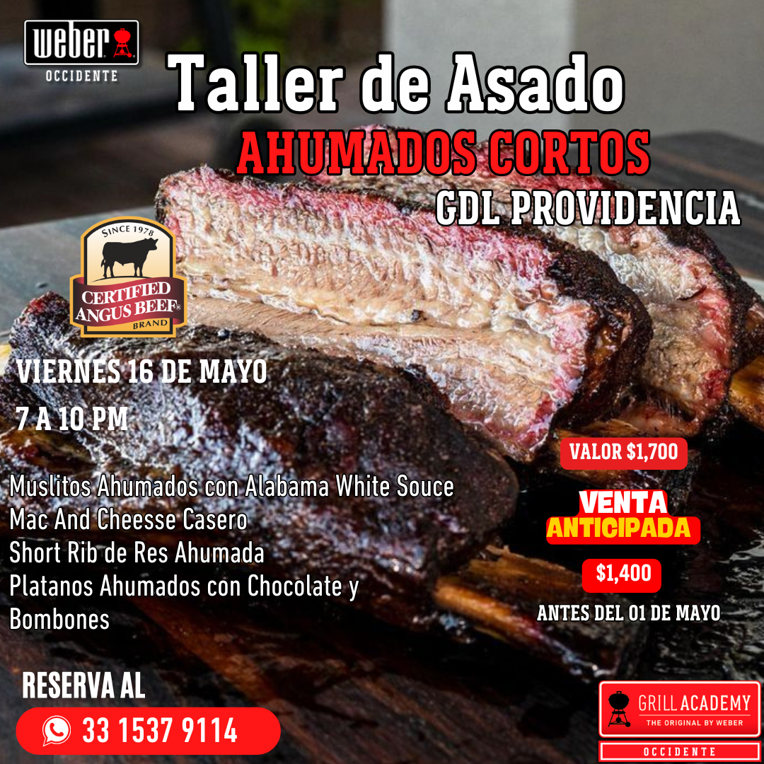Taller de Ahumados Cortos Guadalajara 16 mayo