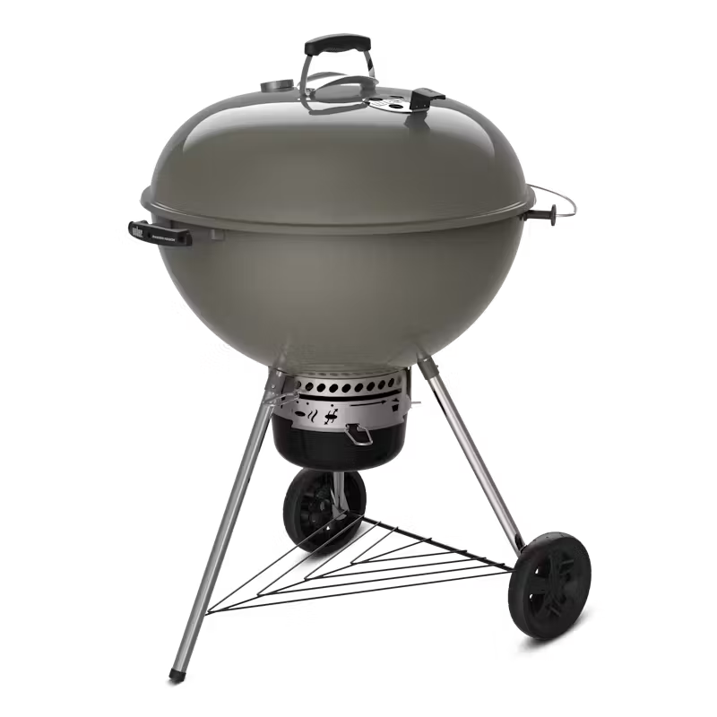 Asador de carbón Master-Touch, 26" Gris cenizo