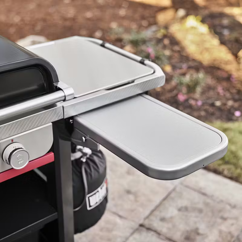Plancha resistente al óxido Slate™ de 76 cm (30") con mesa lateral extensible