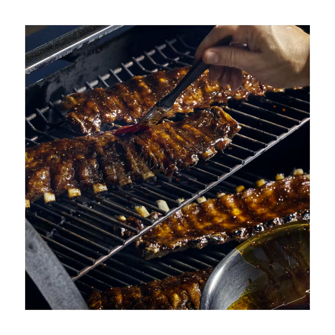 Asador de pellets de madera SmokeFire EX6 negro