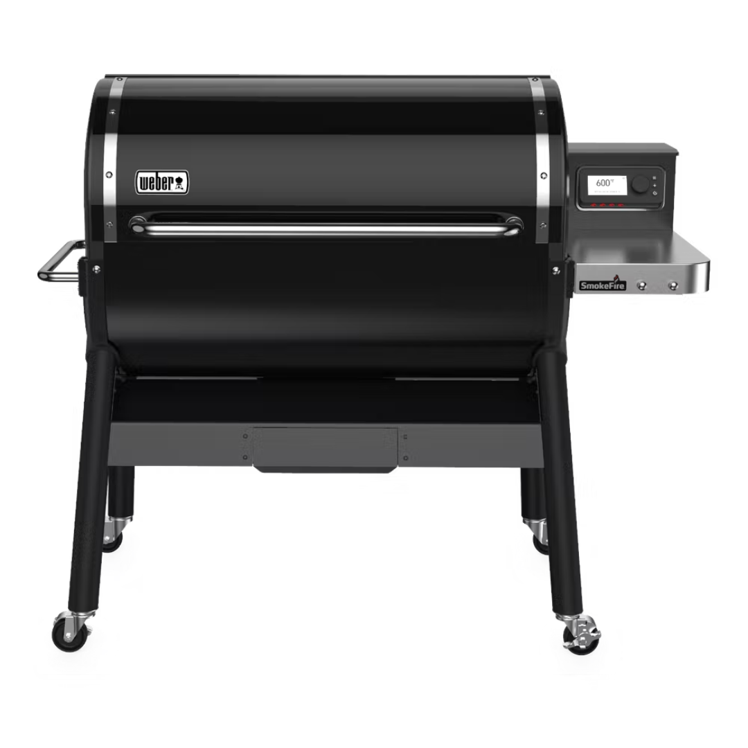 Asador de pellets de madera SmokeFire EX6 negro