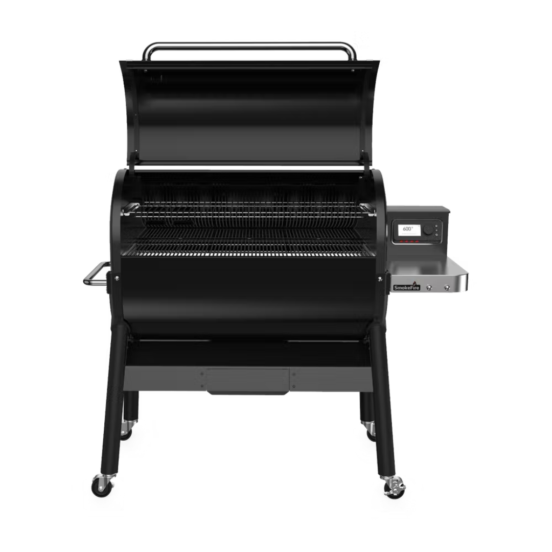 Asador de pellets de madera SmokeFire EX6 negro