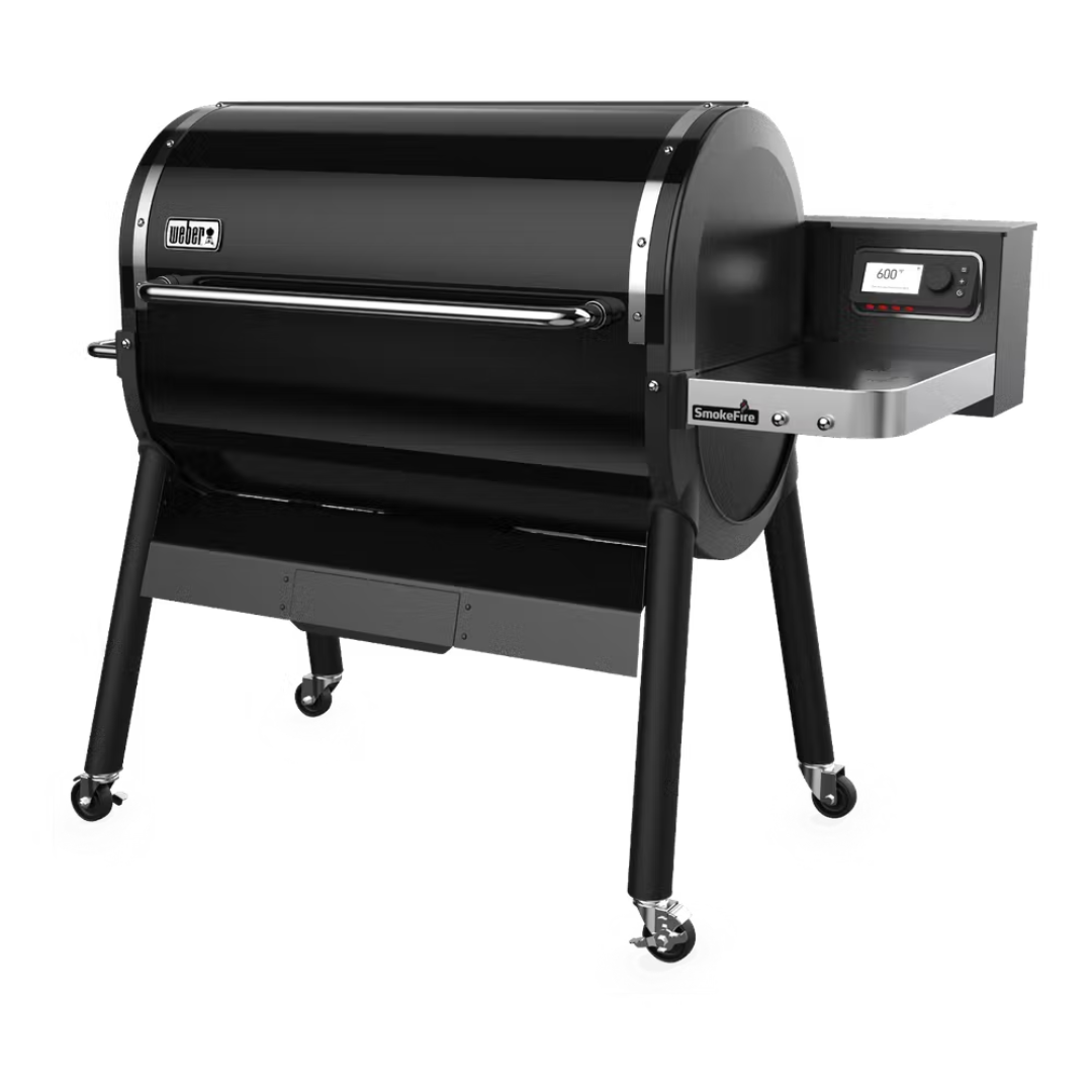 Asador de pellets de madera SmokeFire EX6 negro