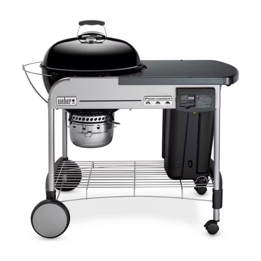 Asador de carbón Performer Deluxe 22" Negro