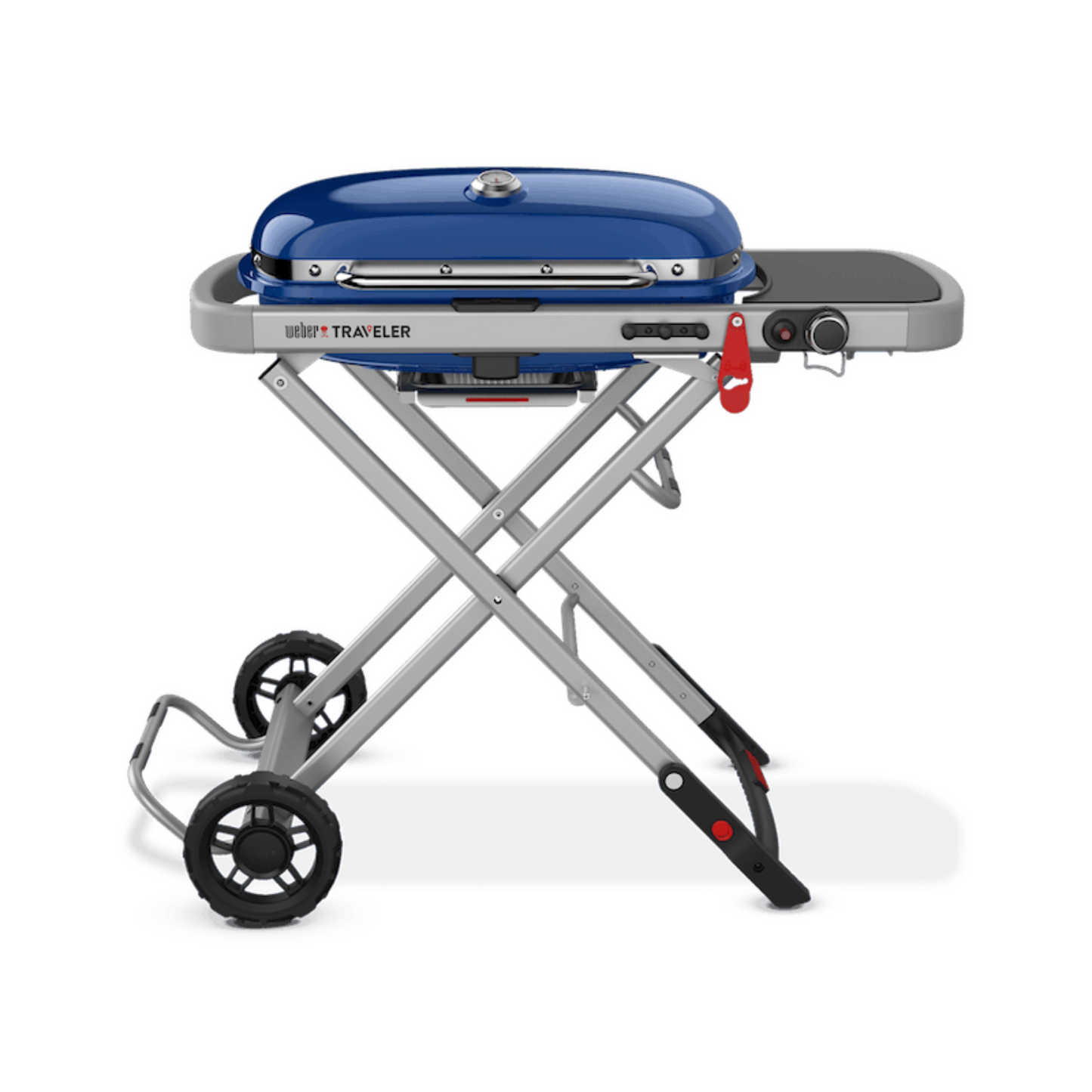 Asador de gas Weber Traveler Azul Deep Ocean