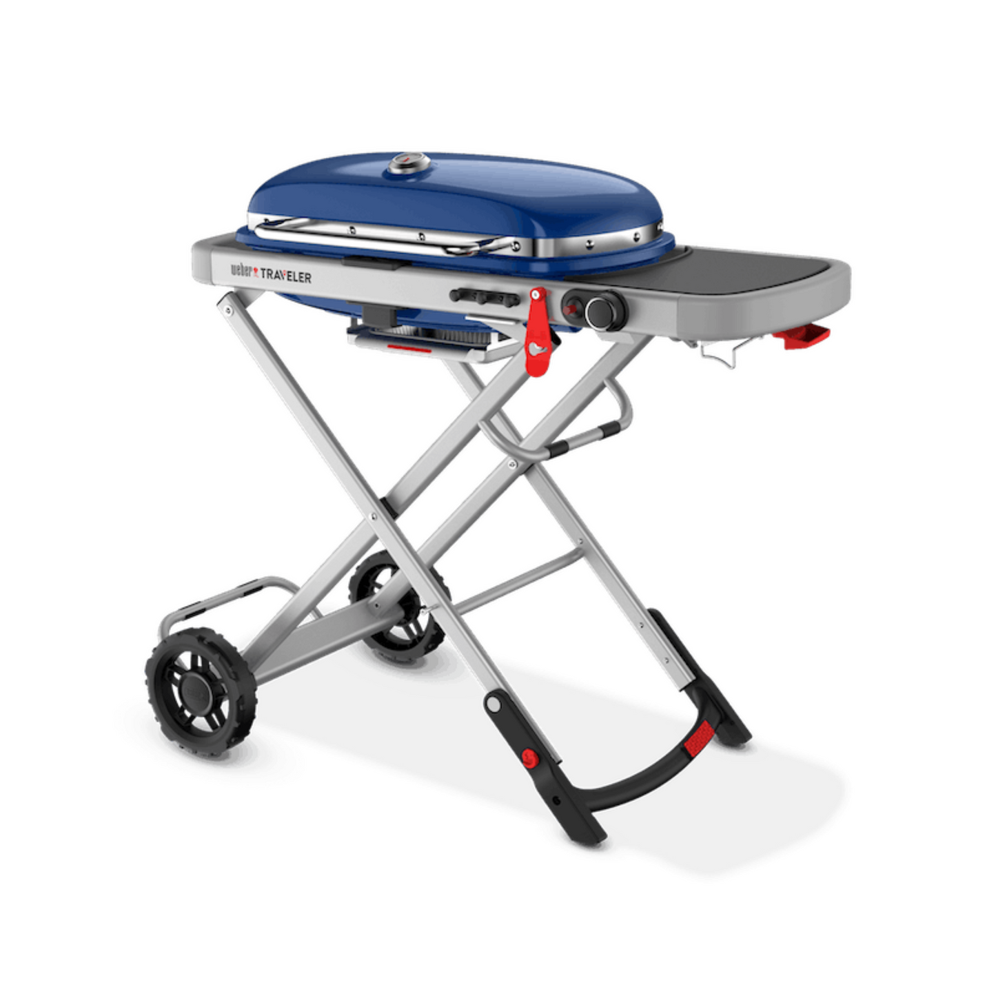 Asador de gas Weber Traveler Azul Deep Ocean