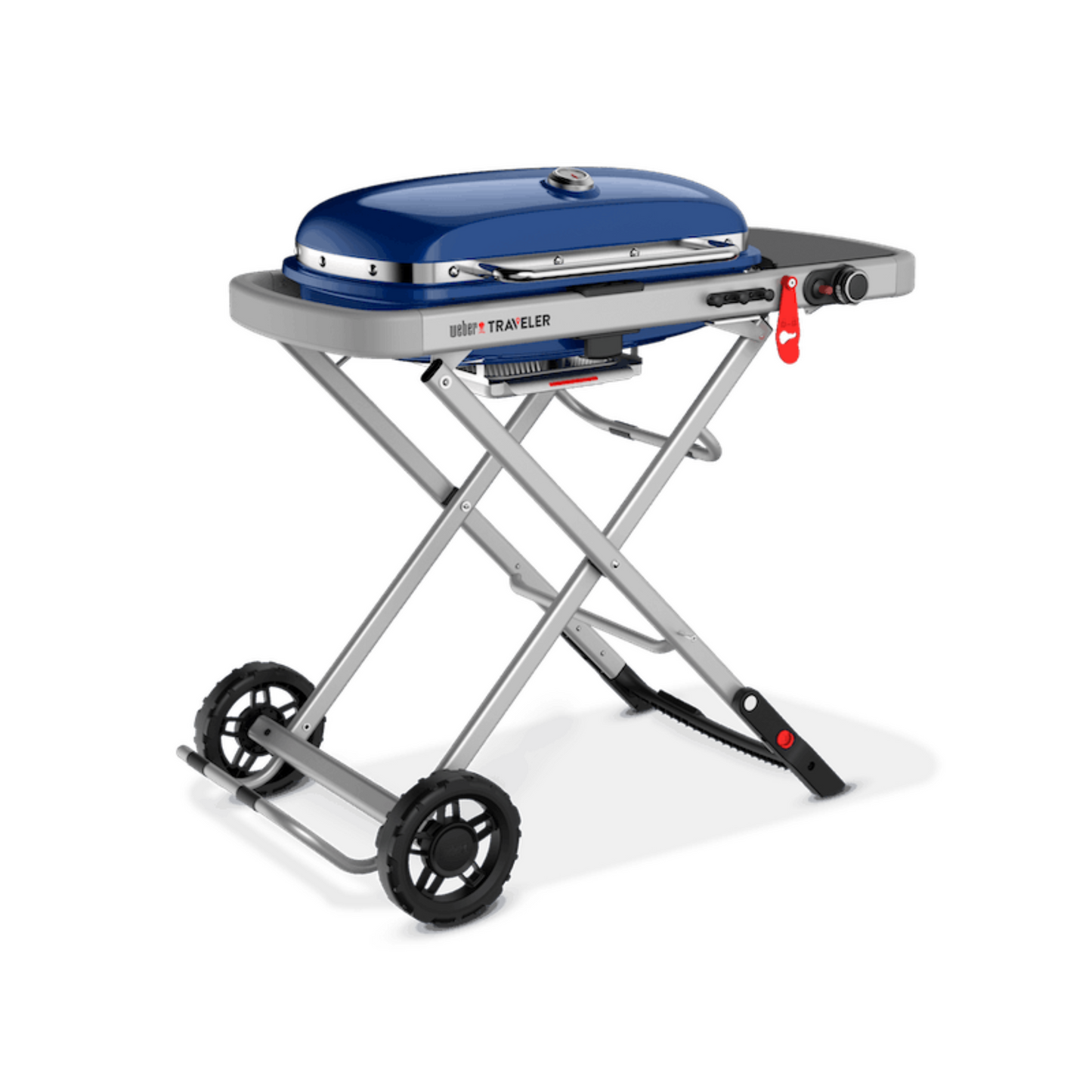 Asador de gas Weber Traveler Azul Deep Ocean