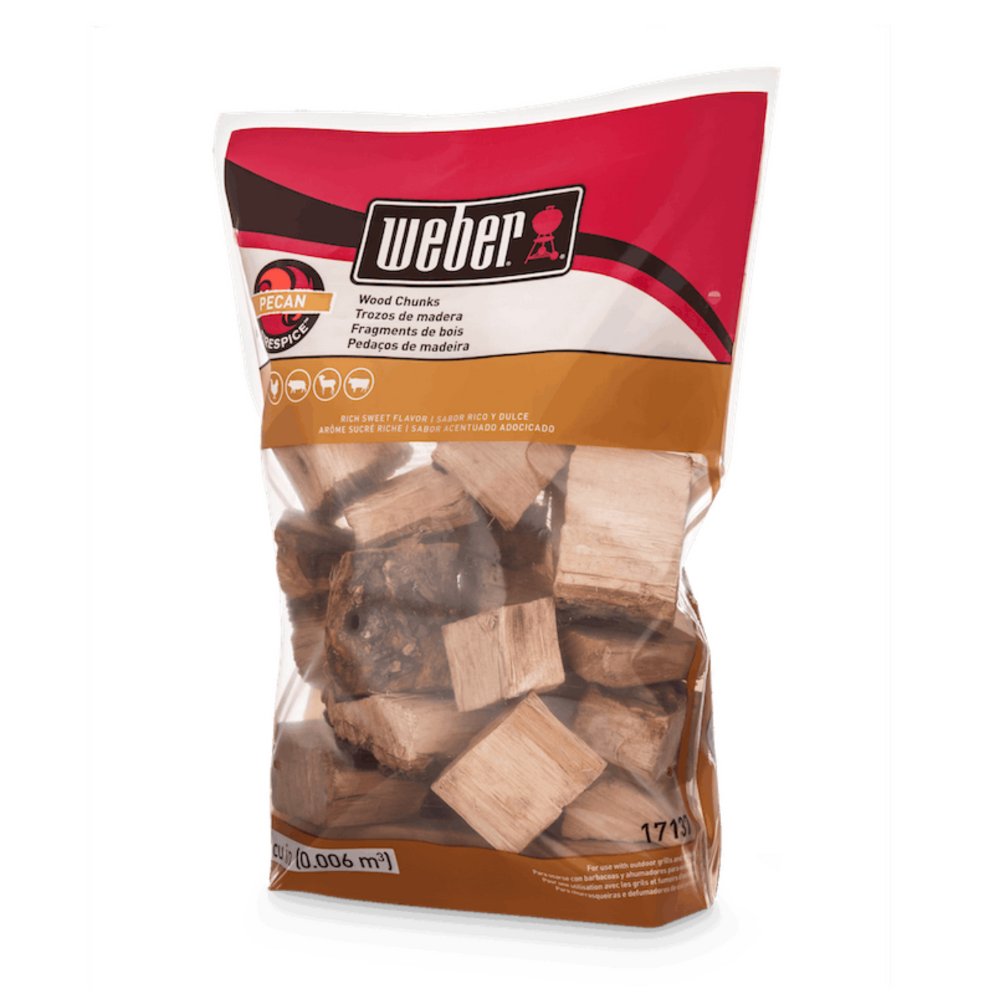Trozos de Madera de Nuez (Pecan)