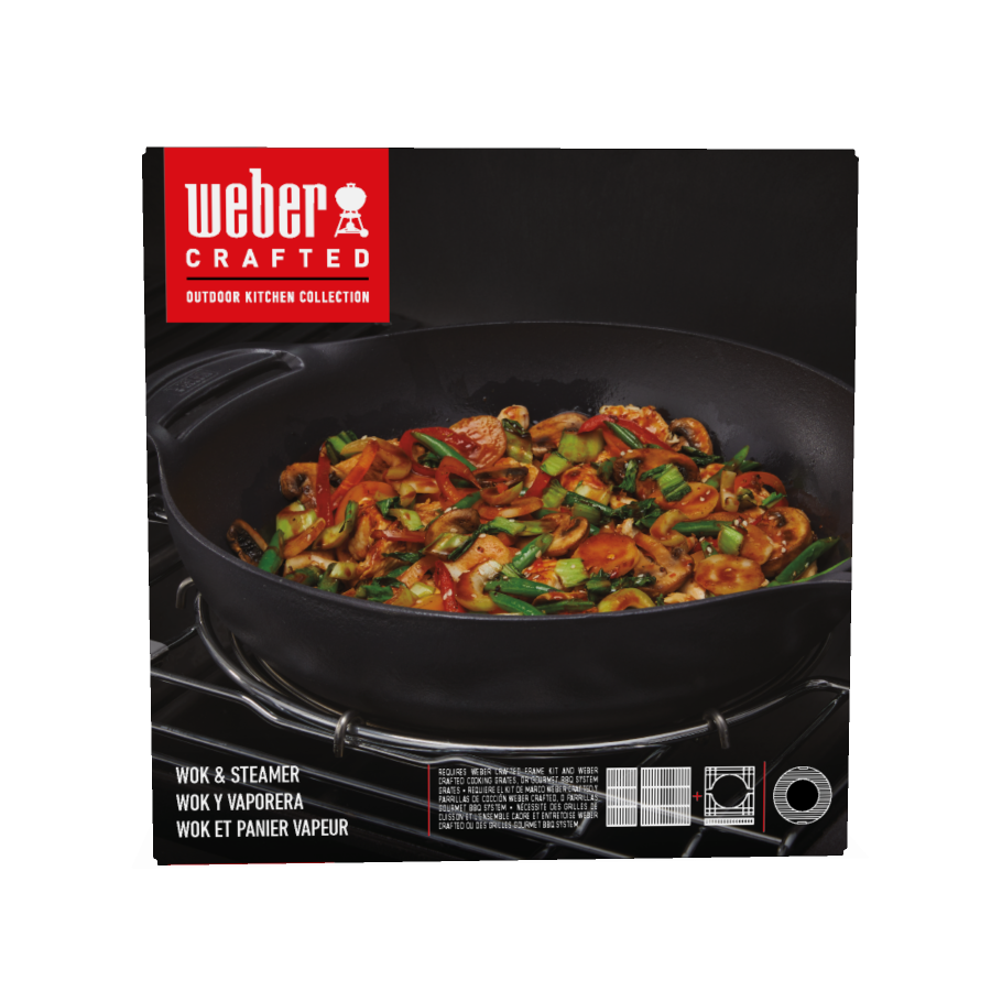 Wok y Vaporera Weber Crafted 7606
