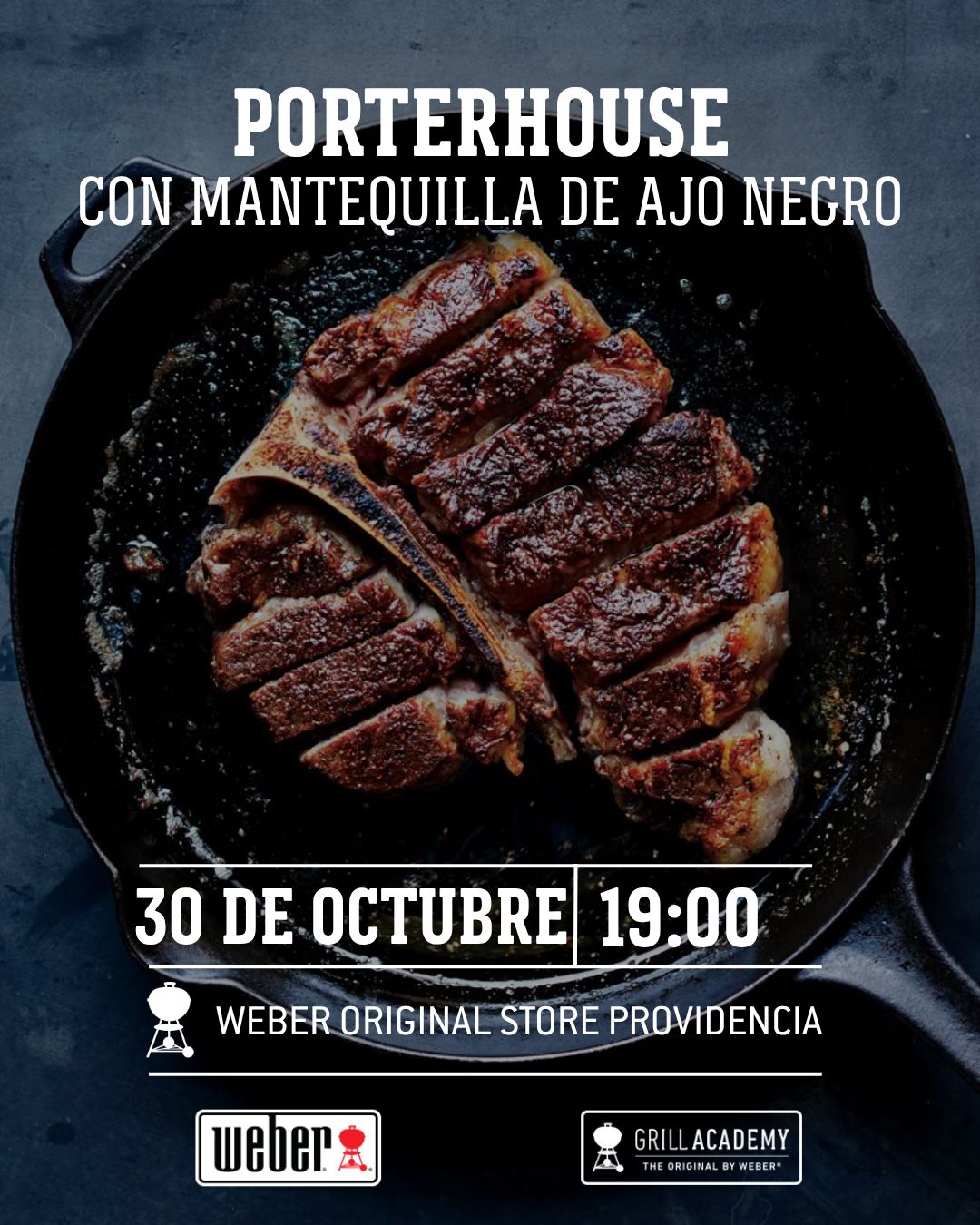 Taller Porterhouse Providencia Viernes 30 Octubre 2026