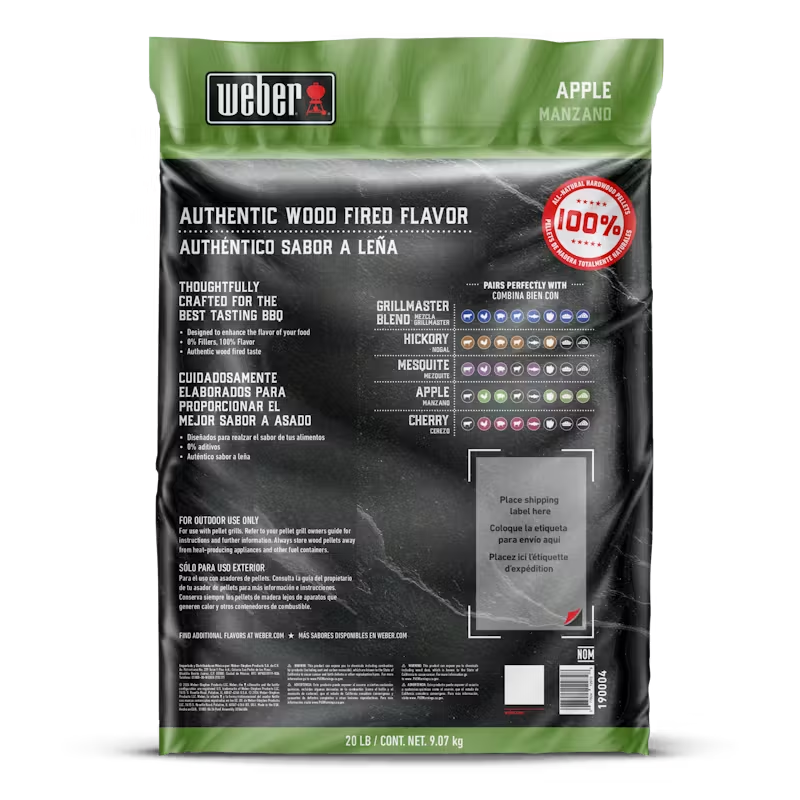 Natural Apple Wood Pellets (Apple) 20 lb 