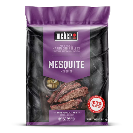 Pellets de Madera Natural de Mesquite 20 lb
