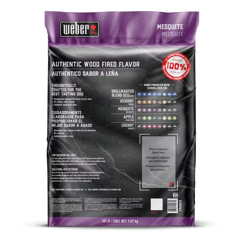Natural Mesquite Wood Pellets 20 lb