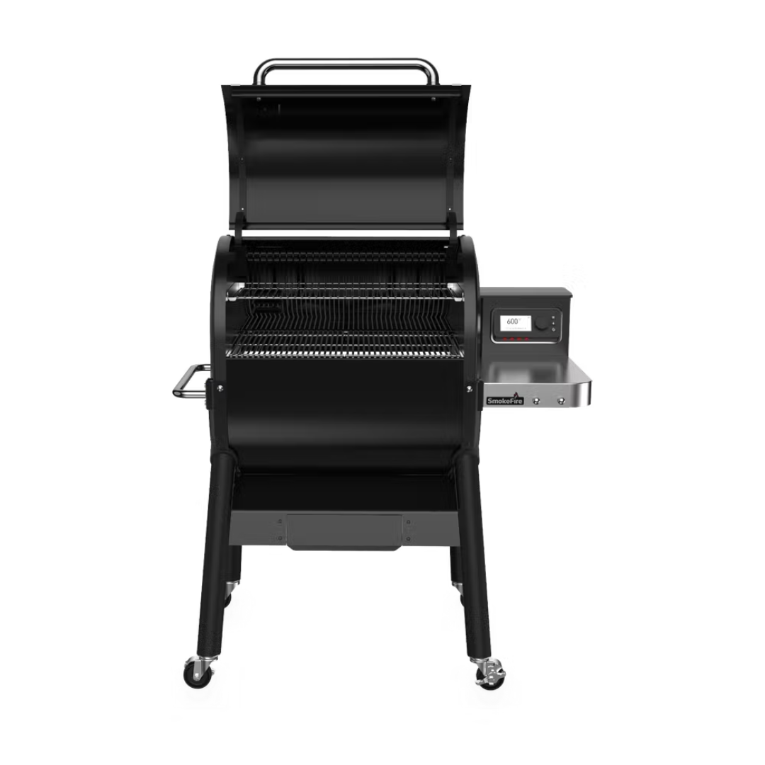 Asador de pellets de madera SmokeFire EX4 negro
