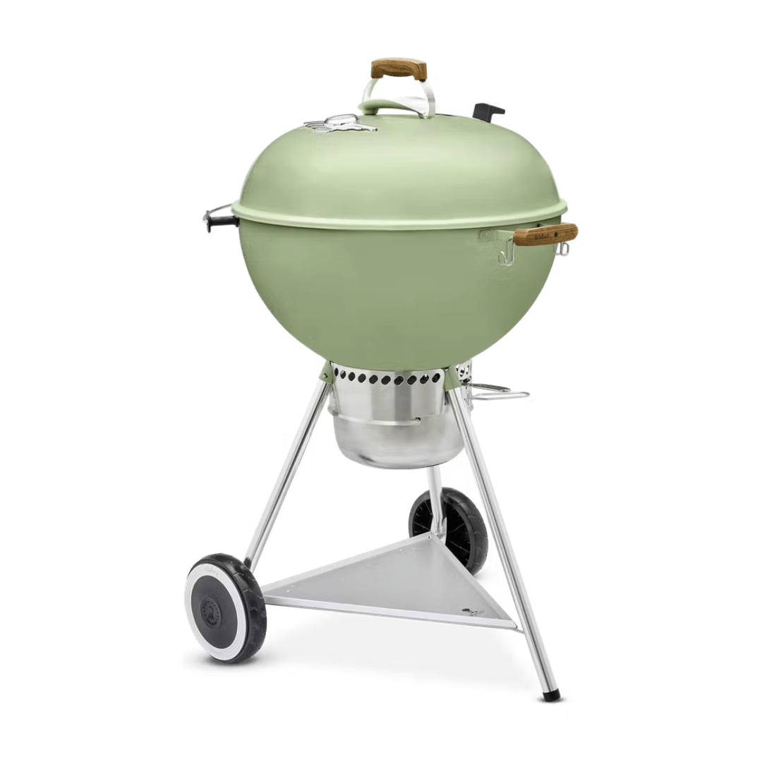 Asador de carbón Kettle 70 Aniversario Diner Green