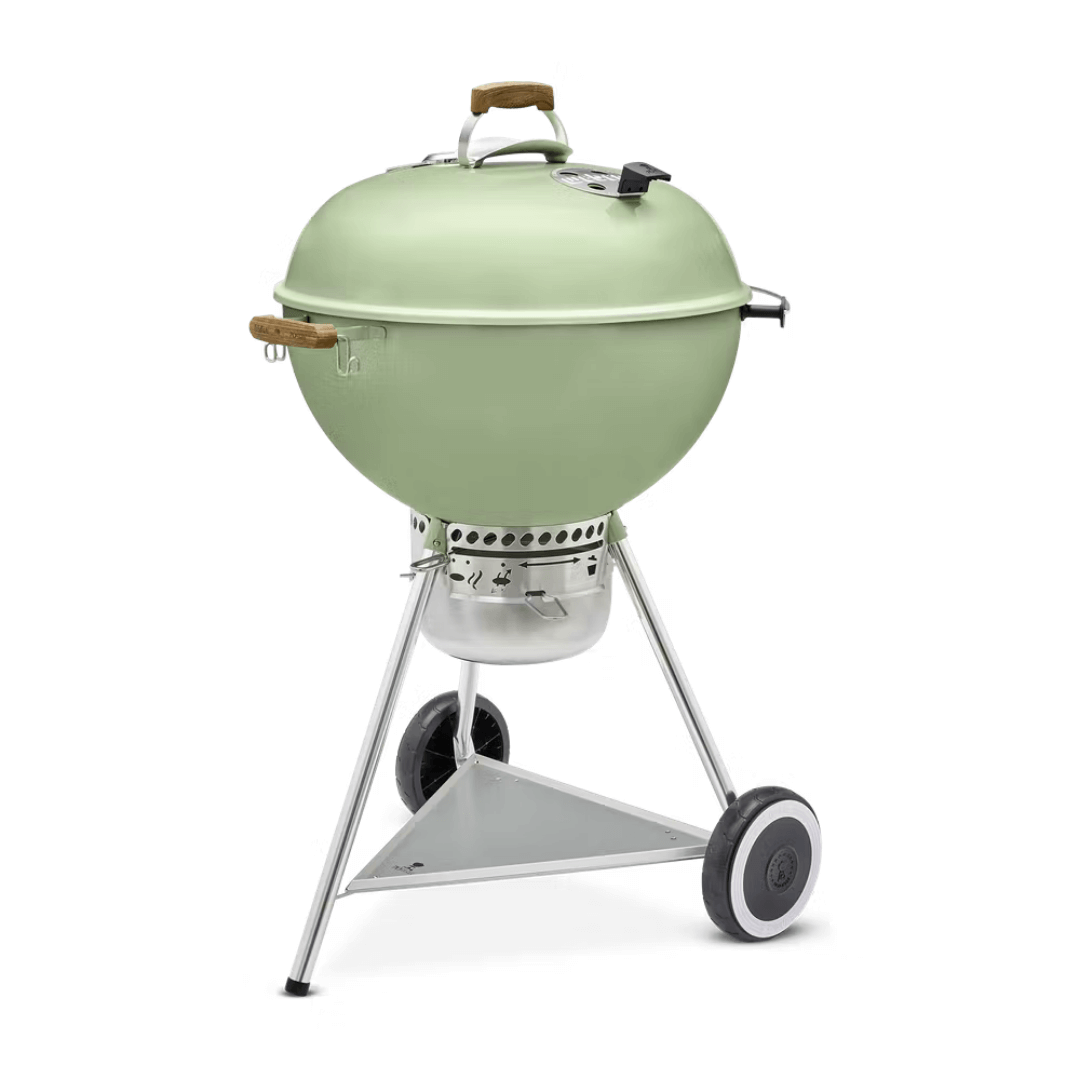 Asador de carbón Kettle 70 Aniversario Diner Green