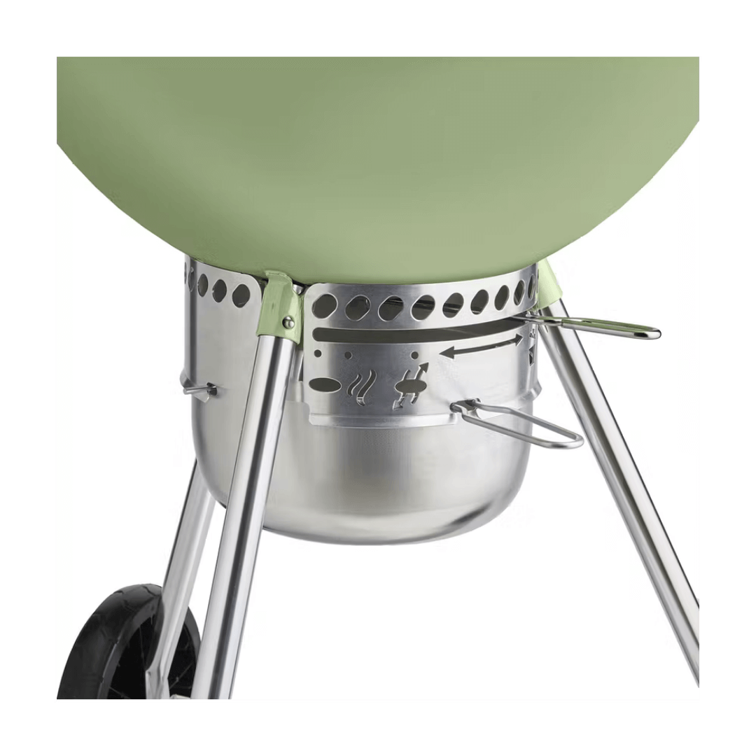 Asador de carbón Kettle 70 Aniversario Diner Green