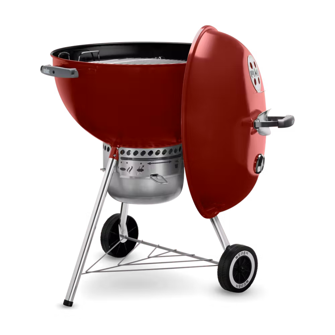 Asador de carbón Original Kettle Premium 22" Rojo carmesí