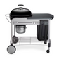 Asador de carbón Performer Deluxe 22" Negro