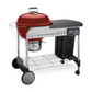 Asador de carbón Performer Deluxe 22" Rojo carmesí
