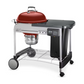 Asador de carbón Performer Deluxe 22" Rojo carmesí