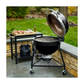 Asador de carbón Summit® Kamado E6 Negro