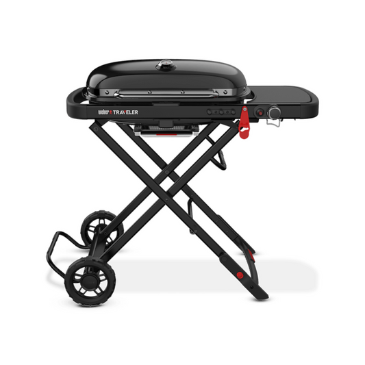 Asador de gas Weber Traveler Stealth Edition