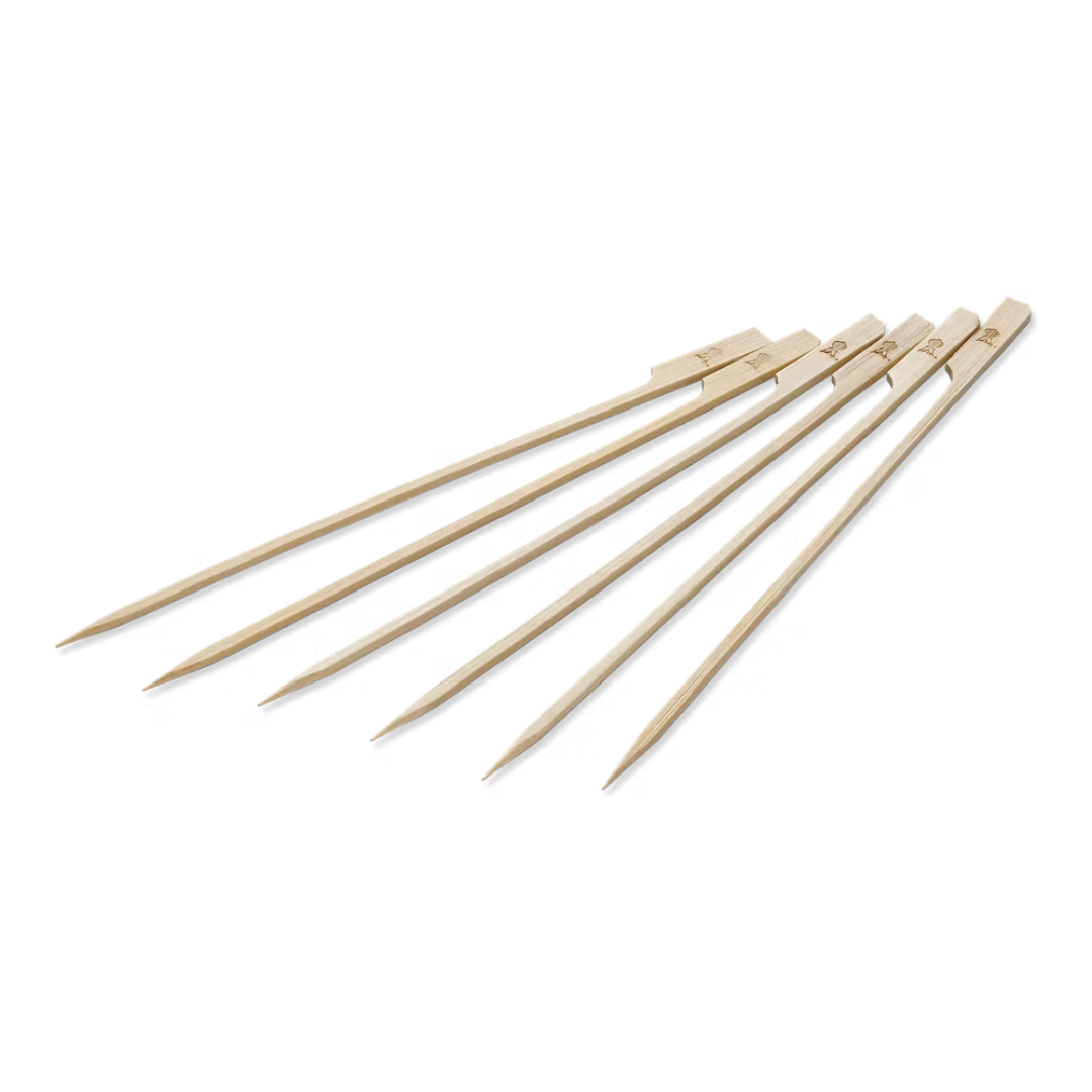 Brochetas de bambú
