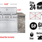Asador de Gas Empotrable Summit® S-660 Acero Inoxidable